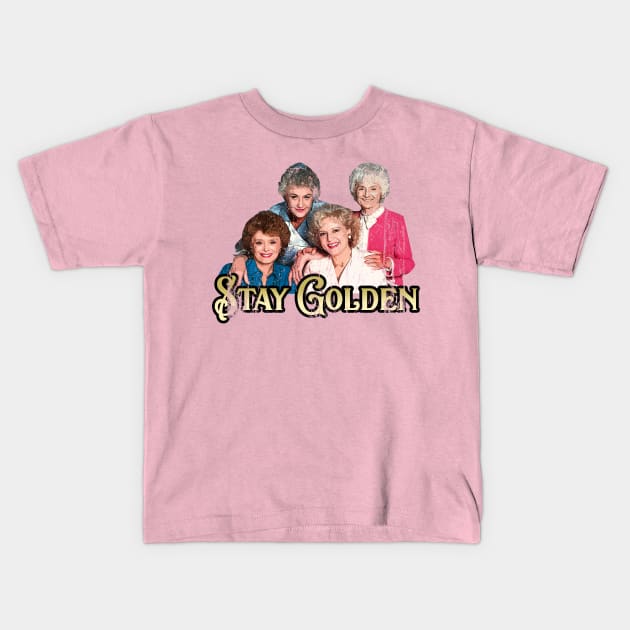 The Golden Girls, distressed Kids T-Shirt by hauntedjack